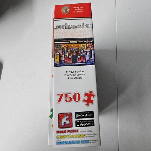 MasterPieces Wheels  750 Piece Puzzle Called At Your Service 24 in x 18 in - Picture 6 of 8